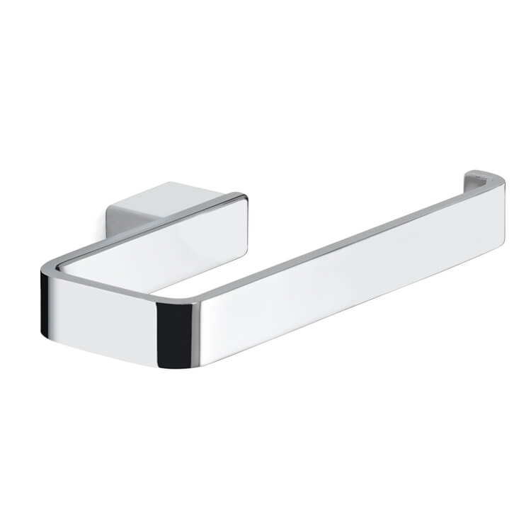 polished chrome towel ring