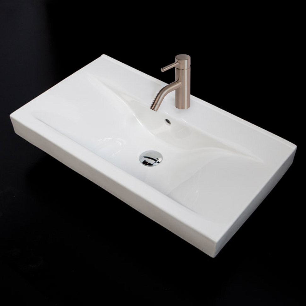 white sink
