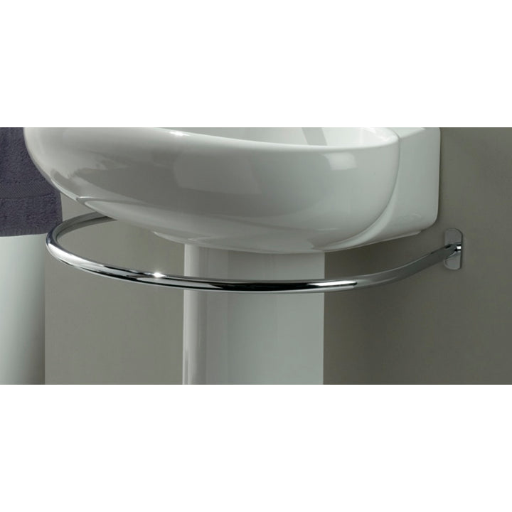 chrome towel rail