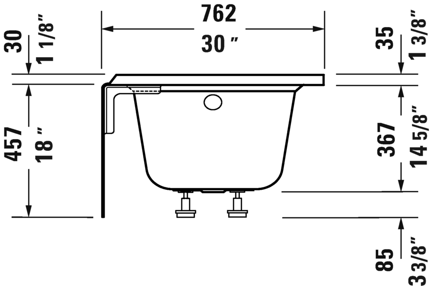 white bathtub