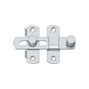 polished chrome drop latch