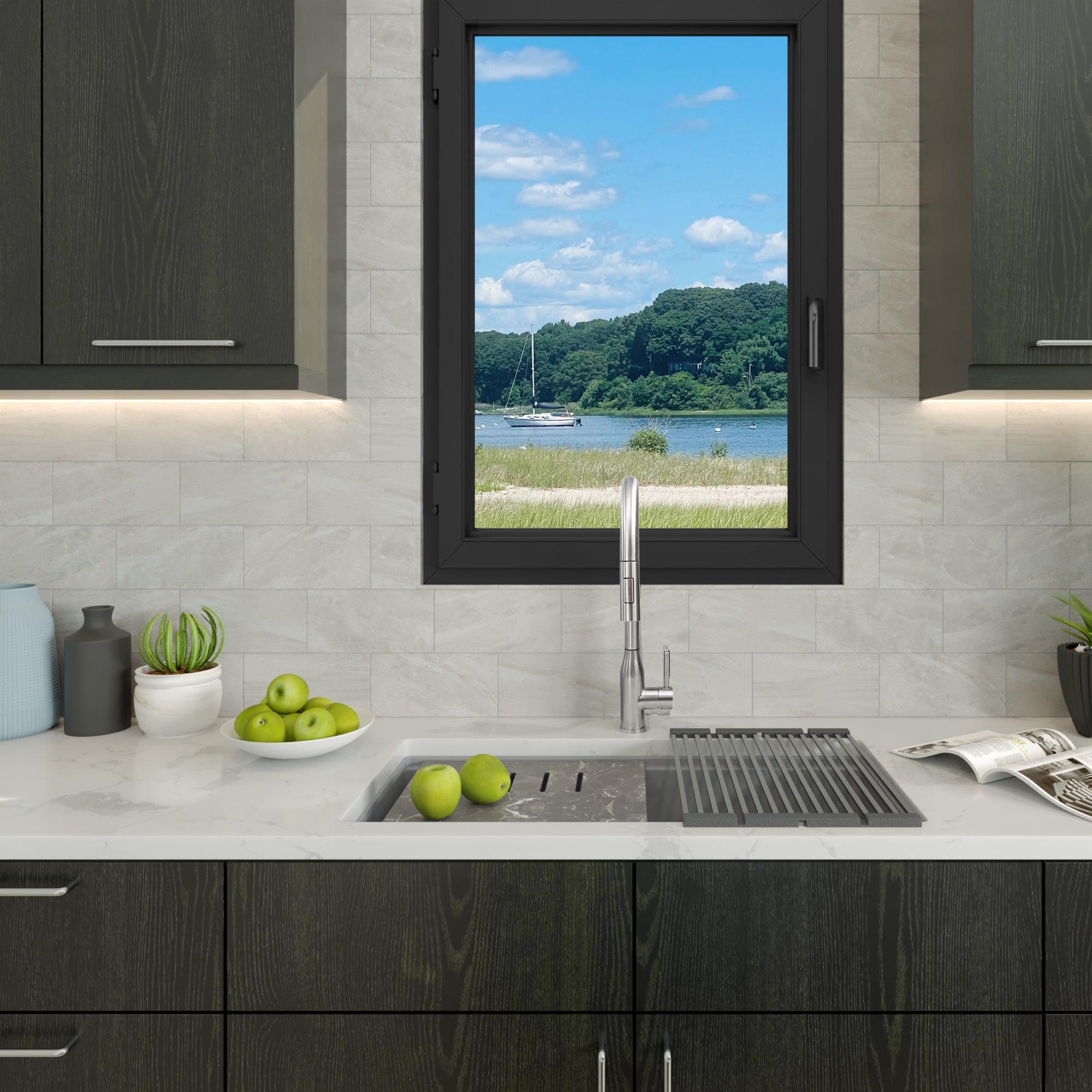titanium kitchen sink