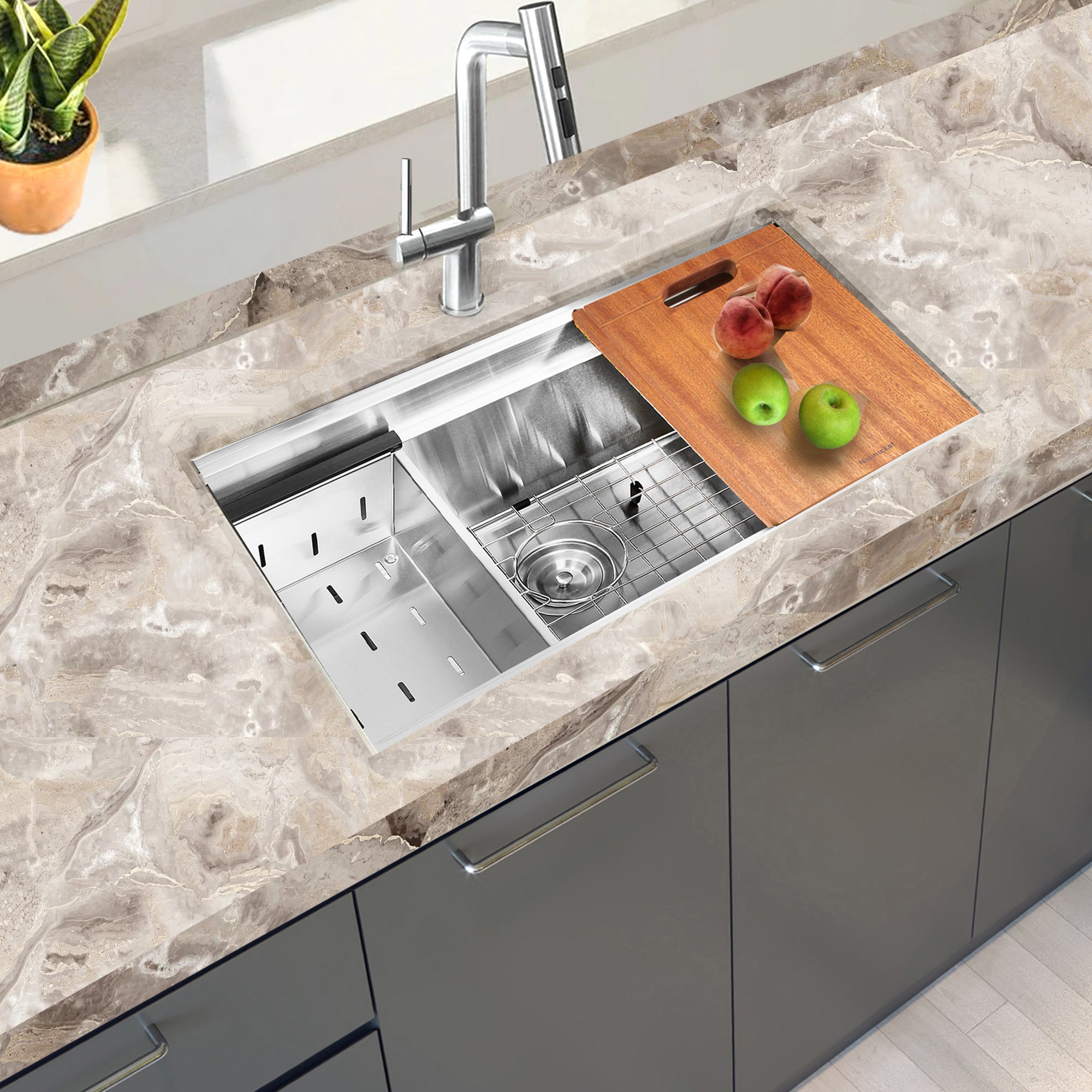 stainless steel kitchen sink