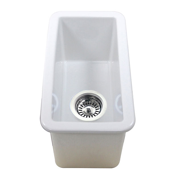 white kitchen sink