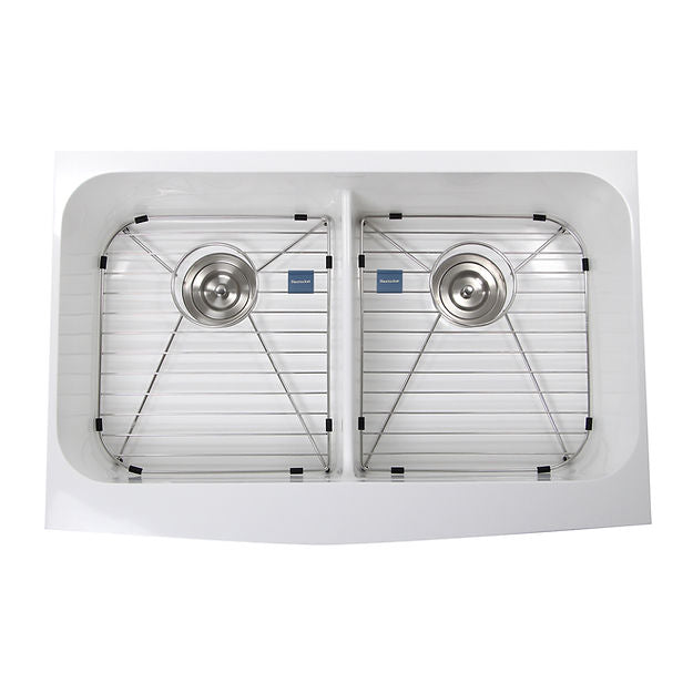 white kitchen sink