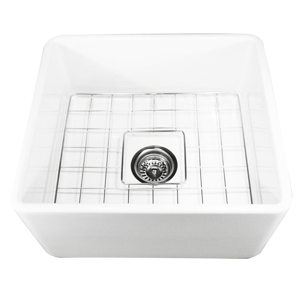 white kitchen sink