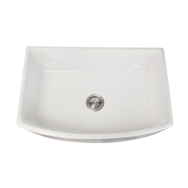white kitchen sink