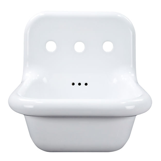 white bathroom sink