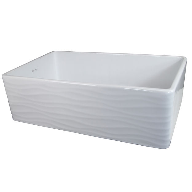 white kitchen sink