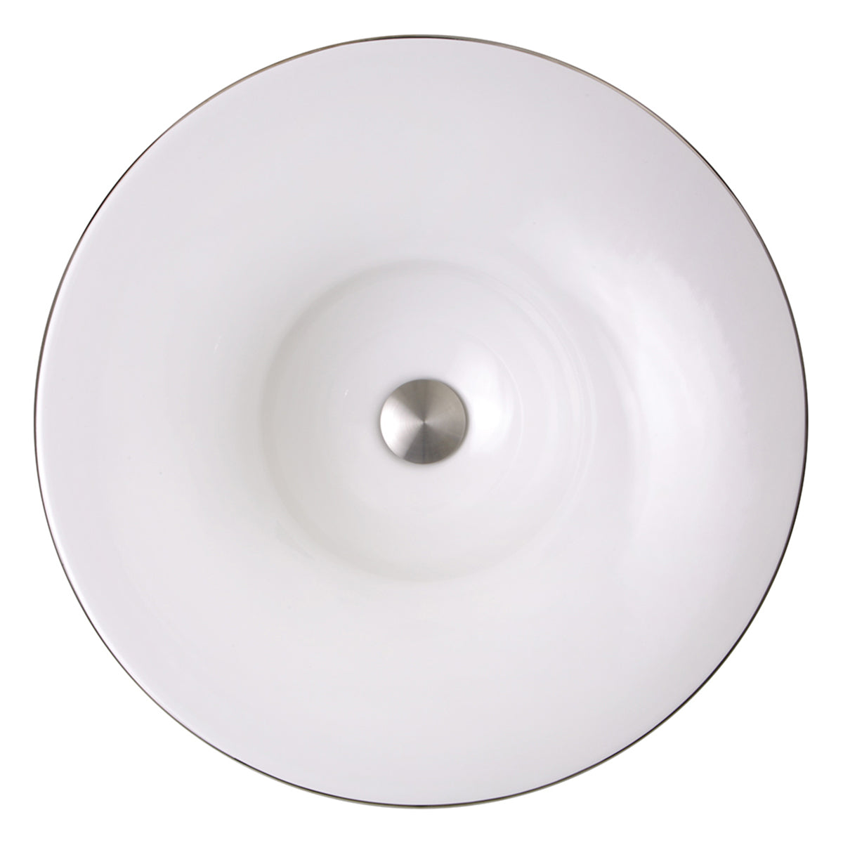 white/platinum bathroom sink
