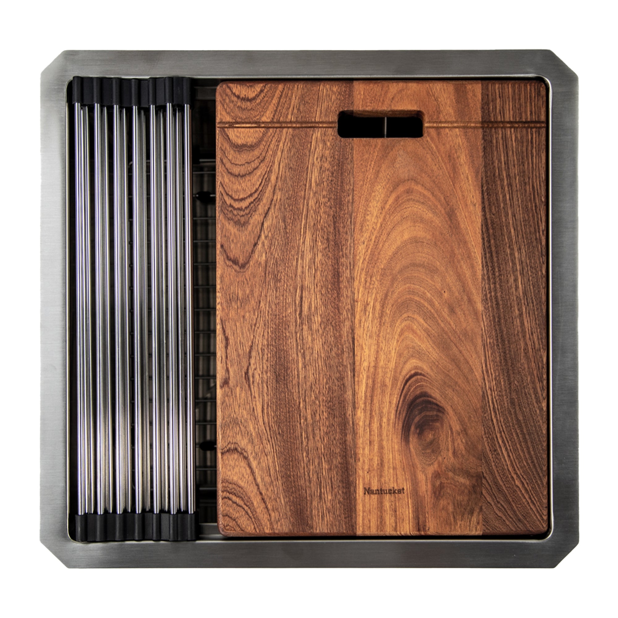 silver kitchen sink