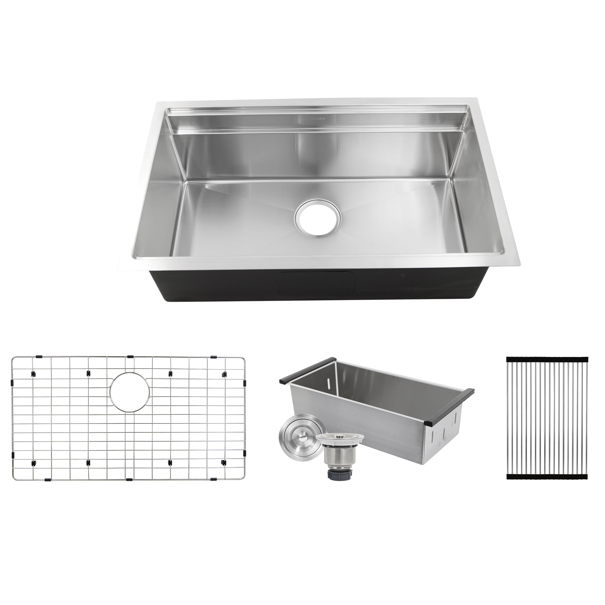 silver kitchen sink