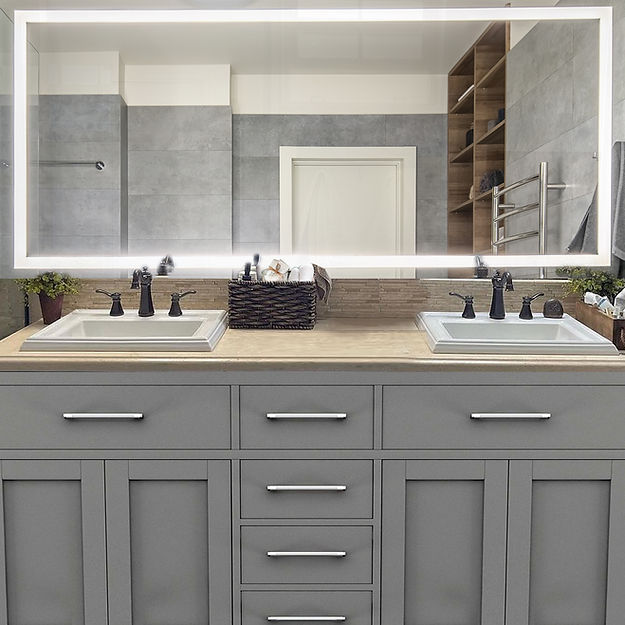 white bathroom sink