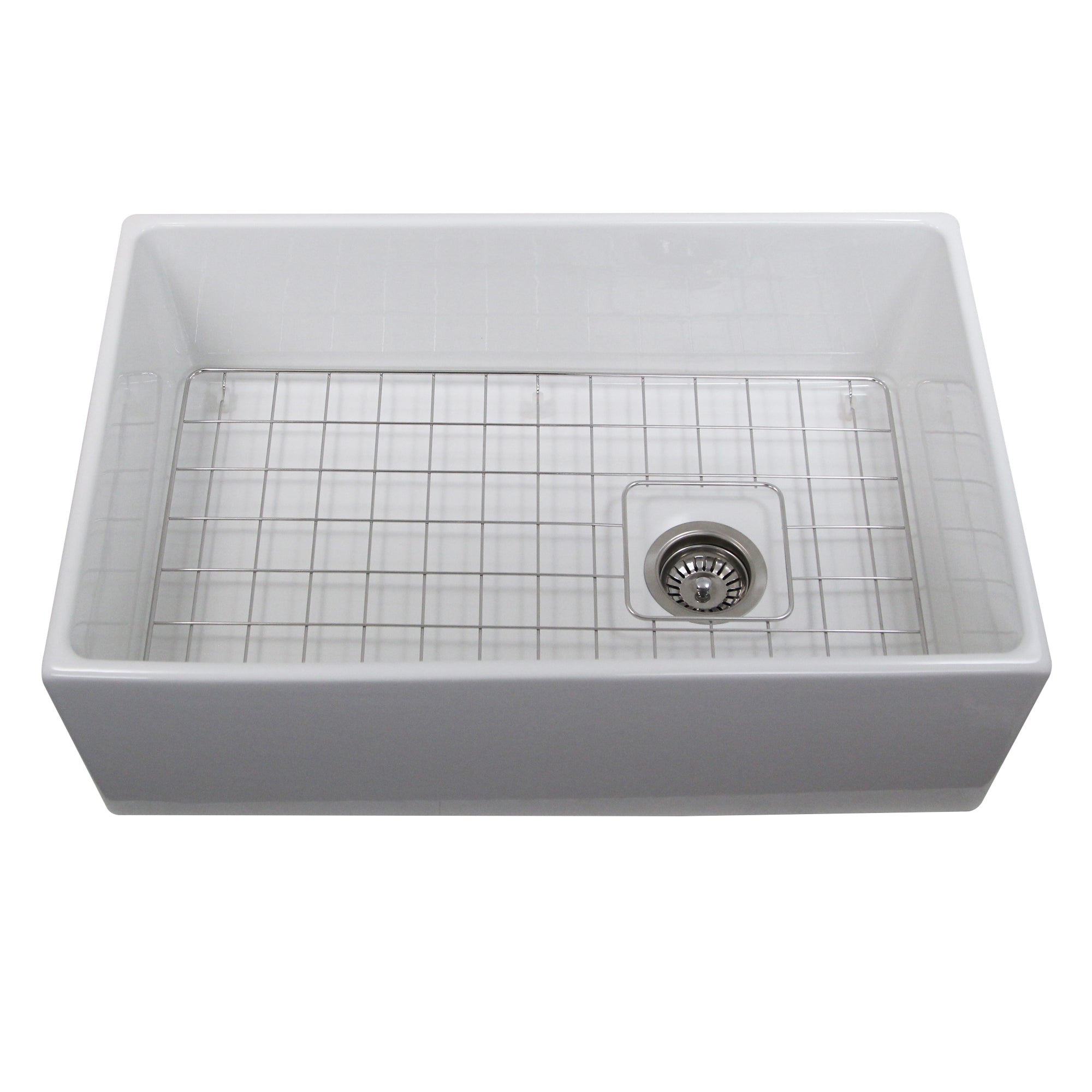 white kitchen sink