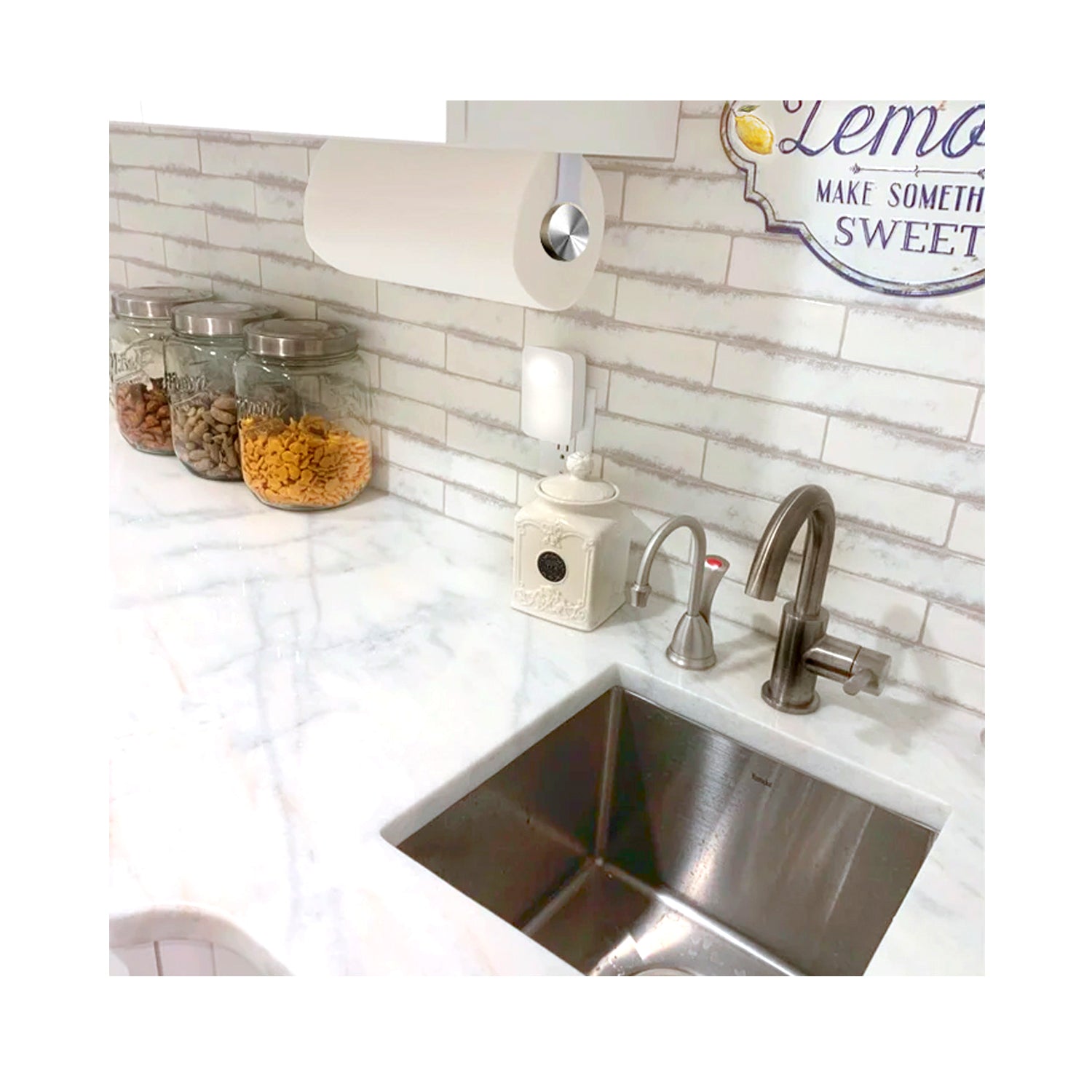 silver kitchen sink