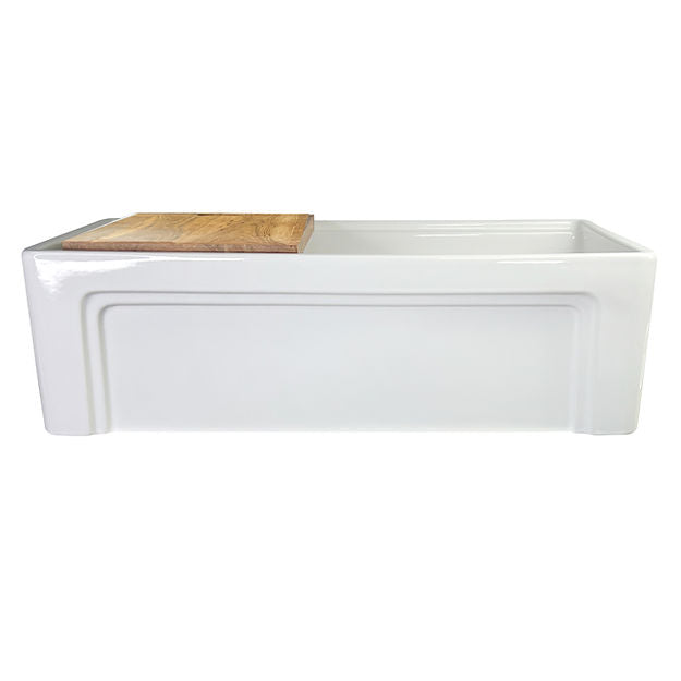 white kitchen sink