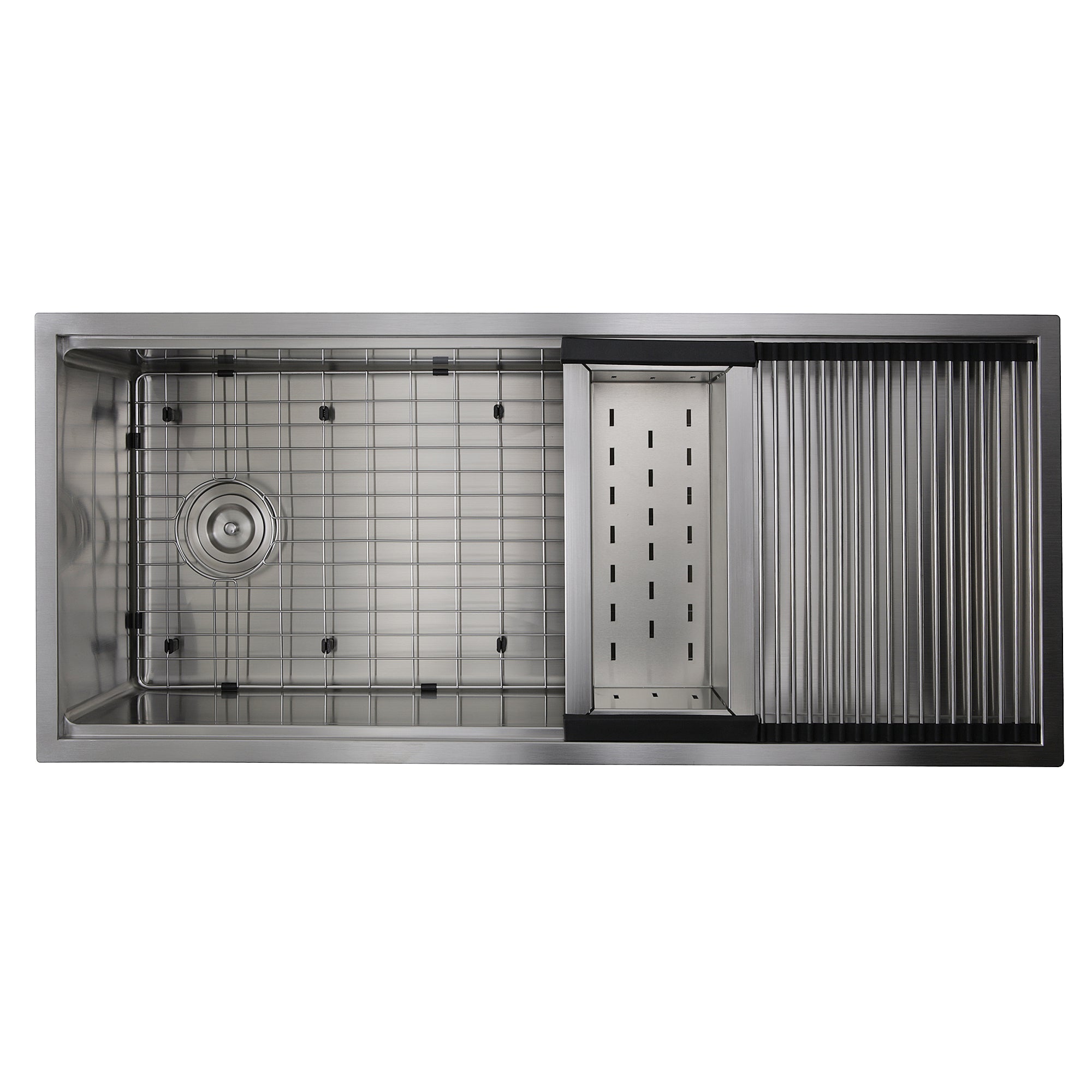 silver kitchen sink