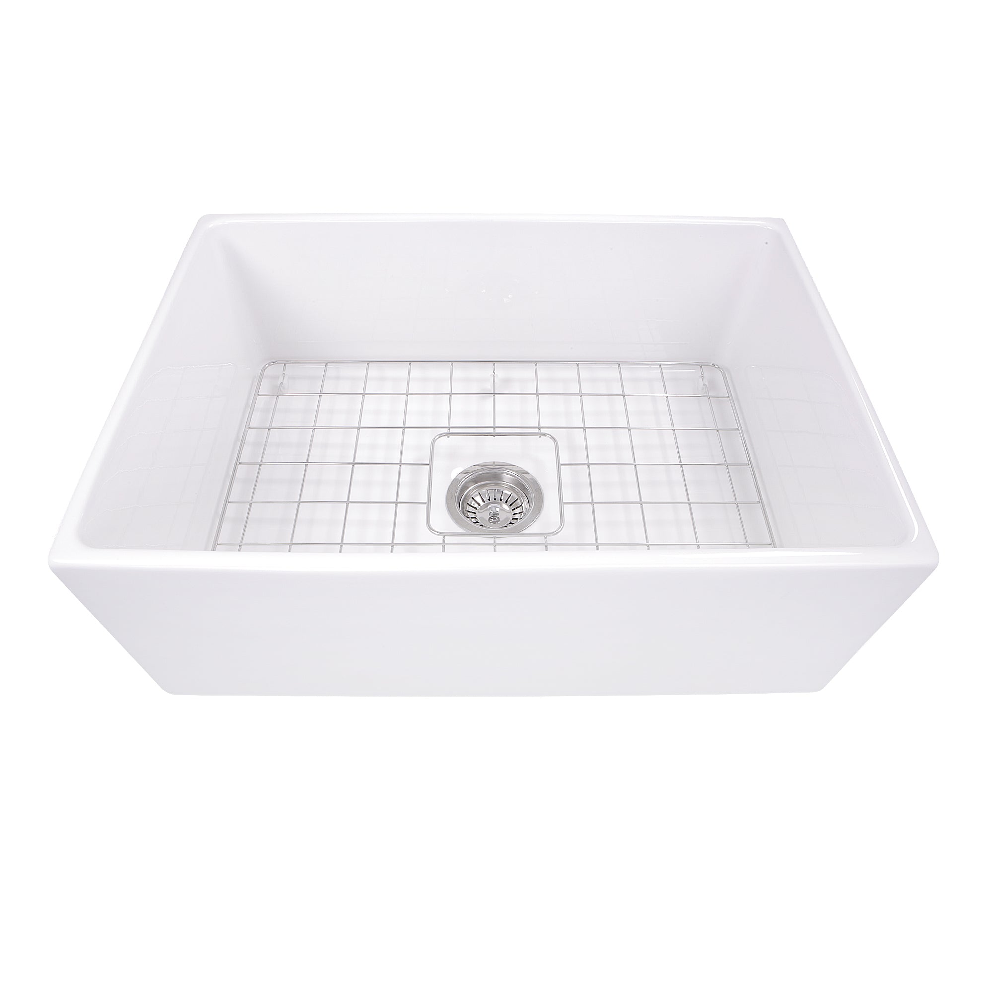 white kitchen sink
