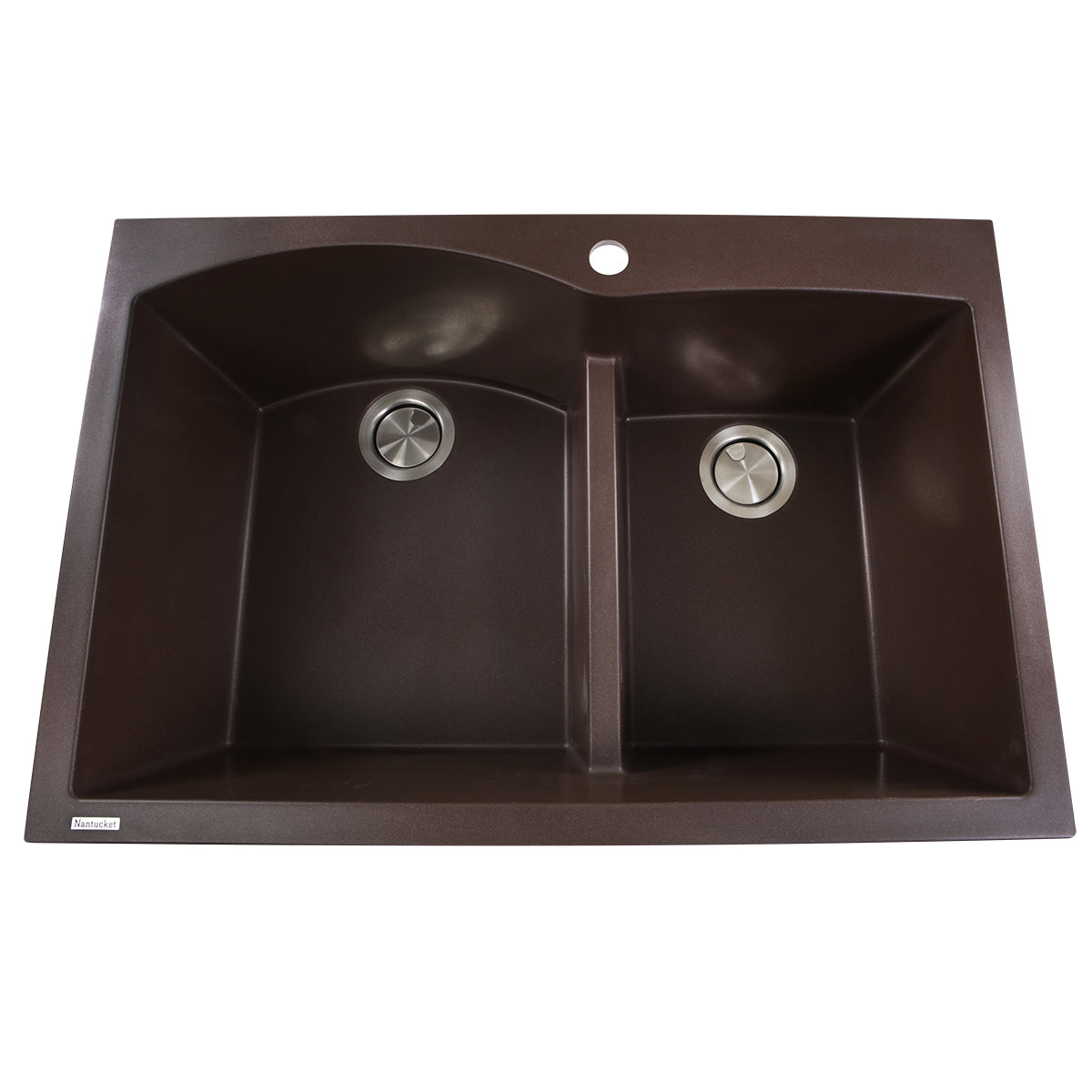 brown kitchen sink