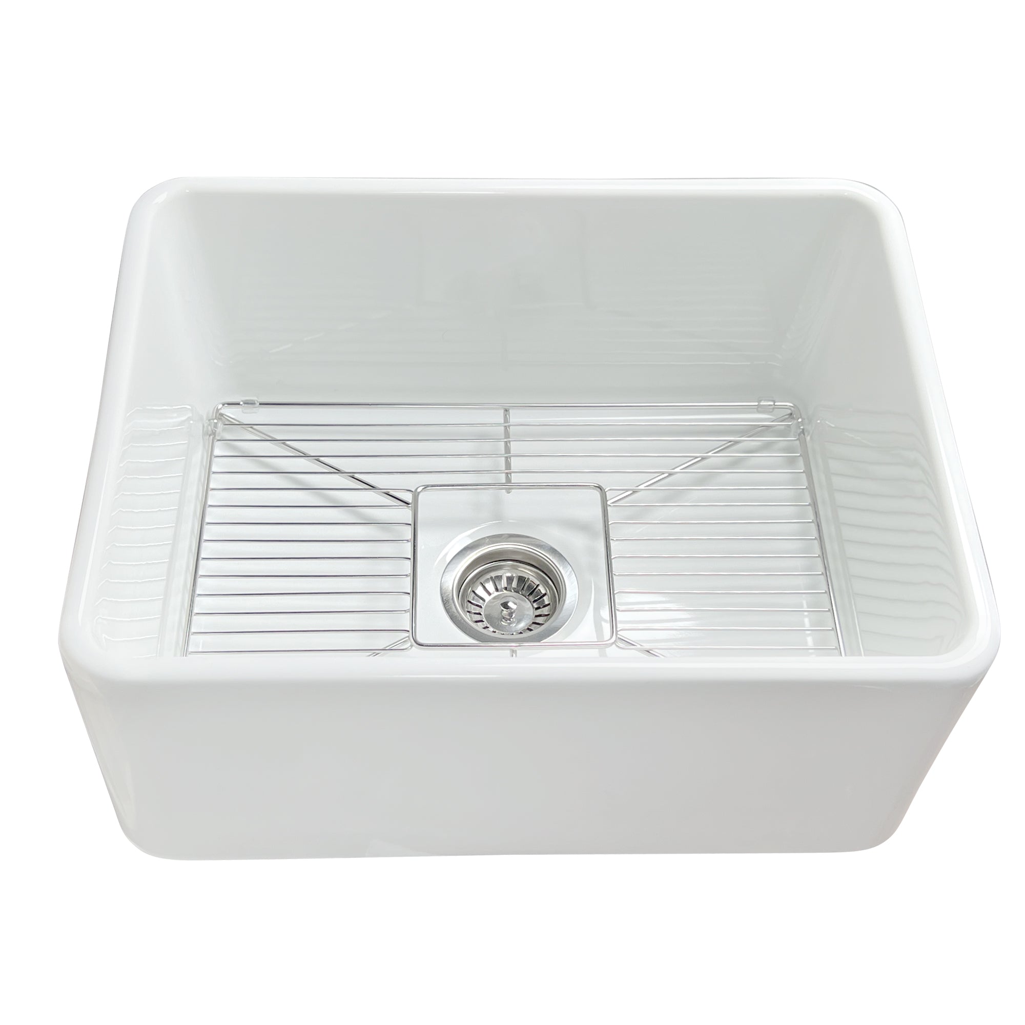 white kitchen sink