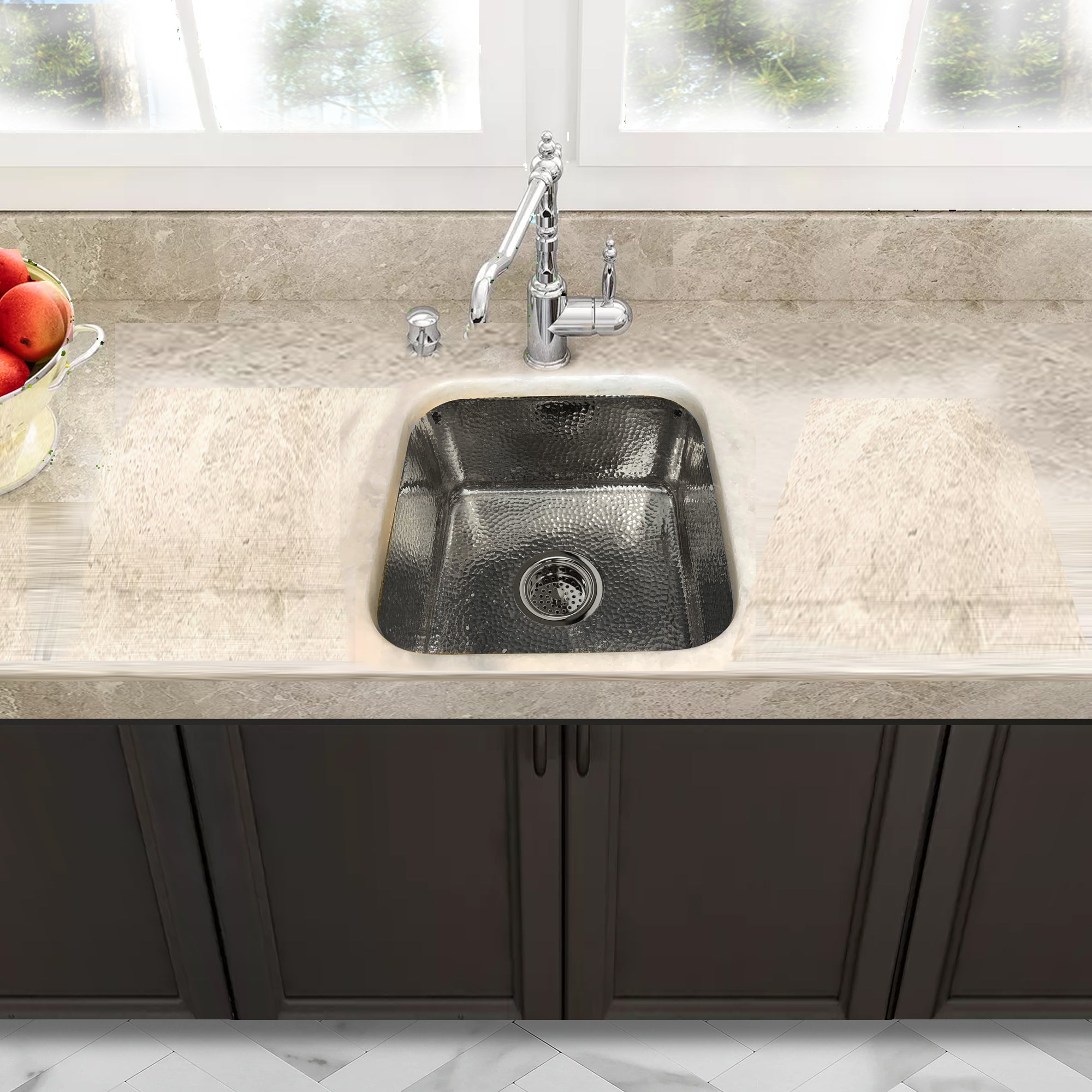 stainless steel bathroom sink