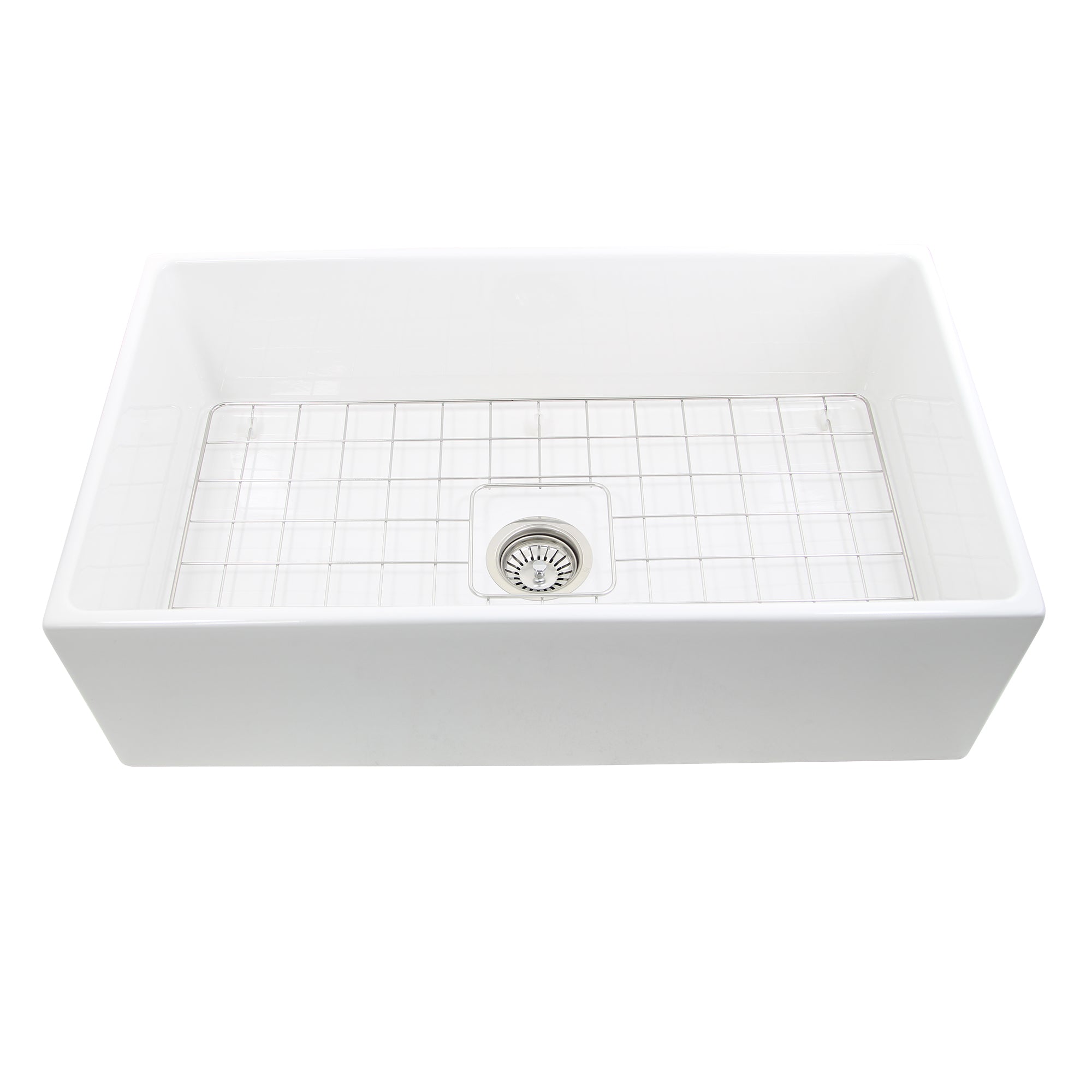 white kitchen sink