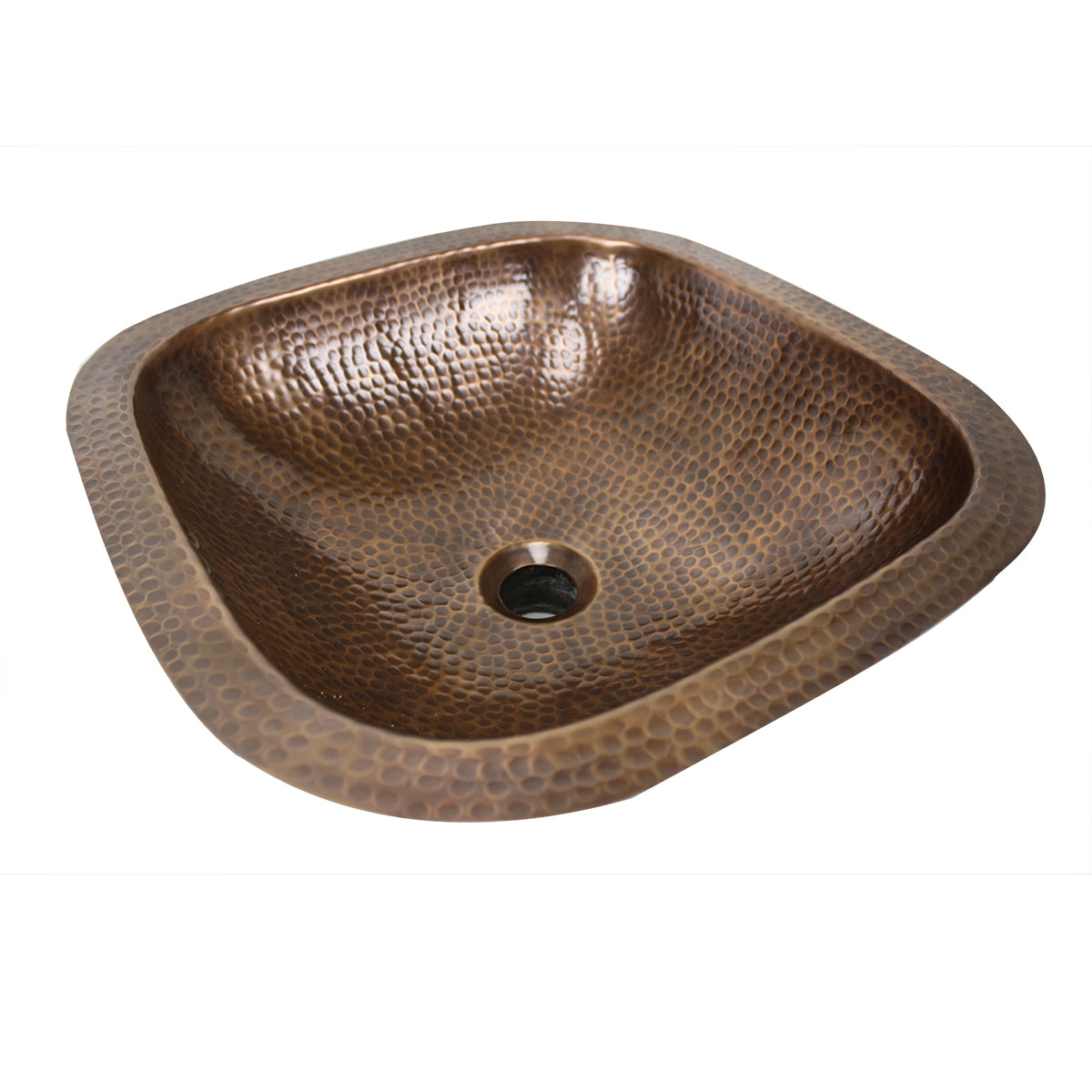 light copper bathroom sink
