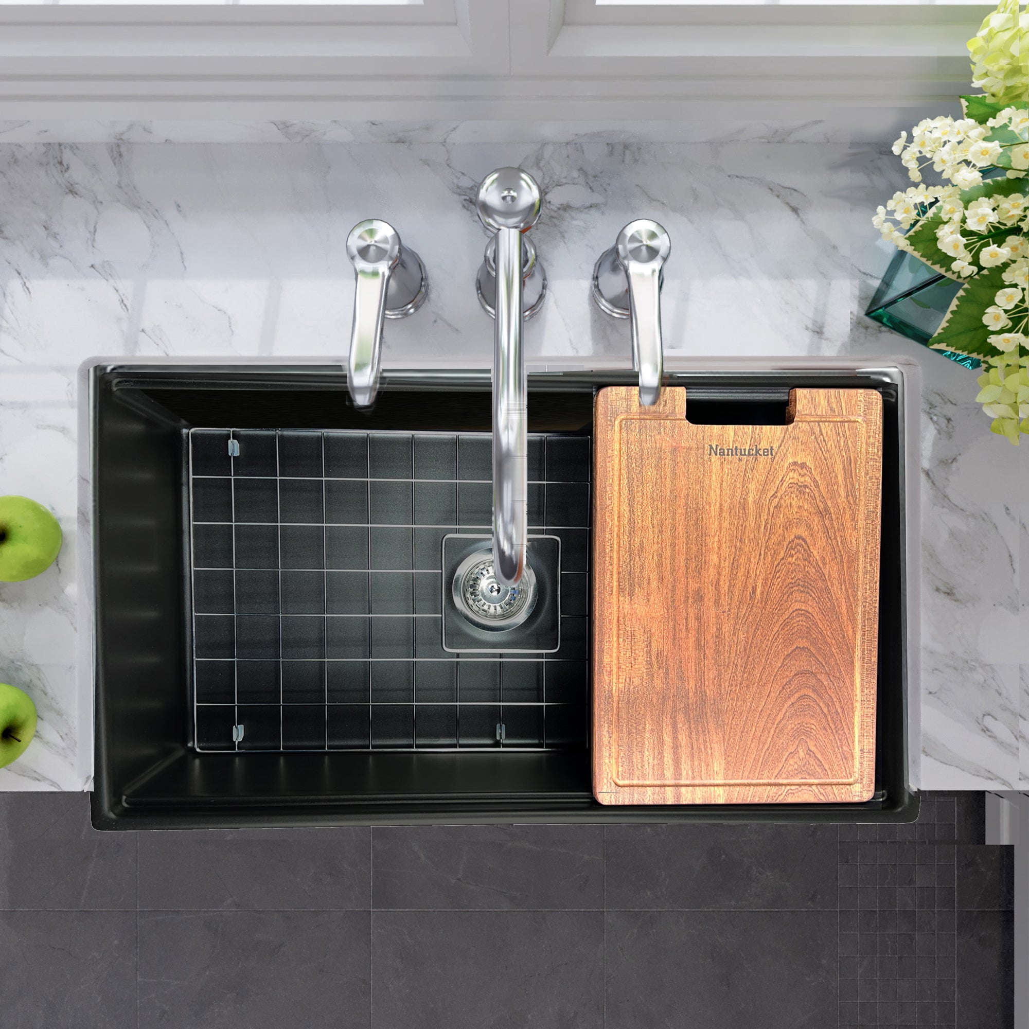 matte black kitchen sink