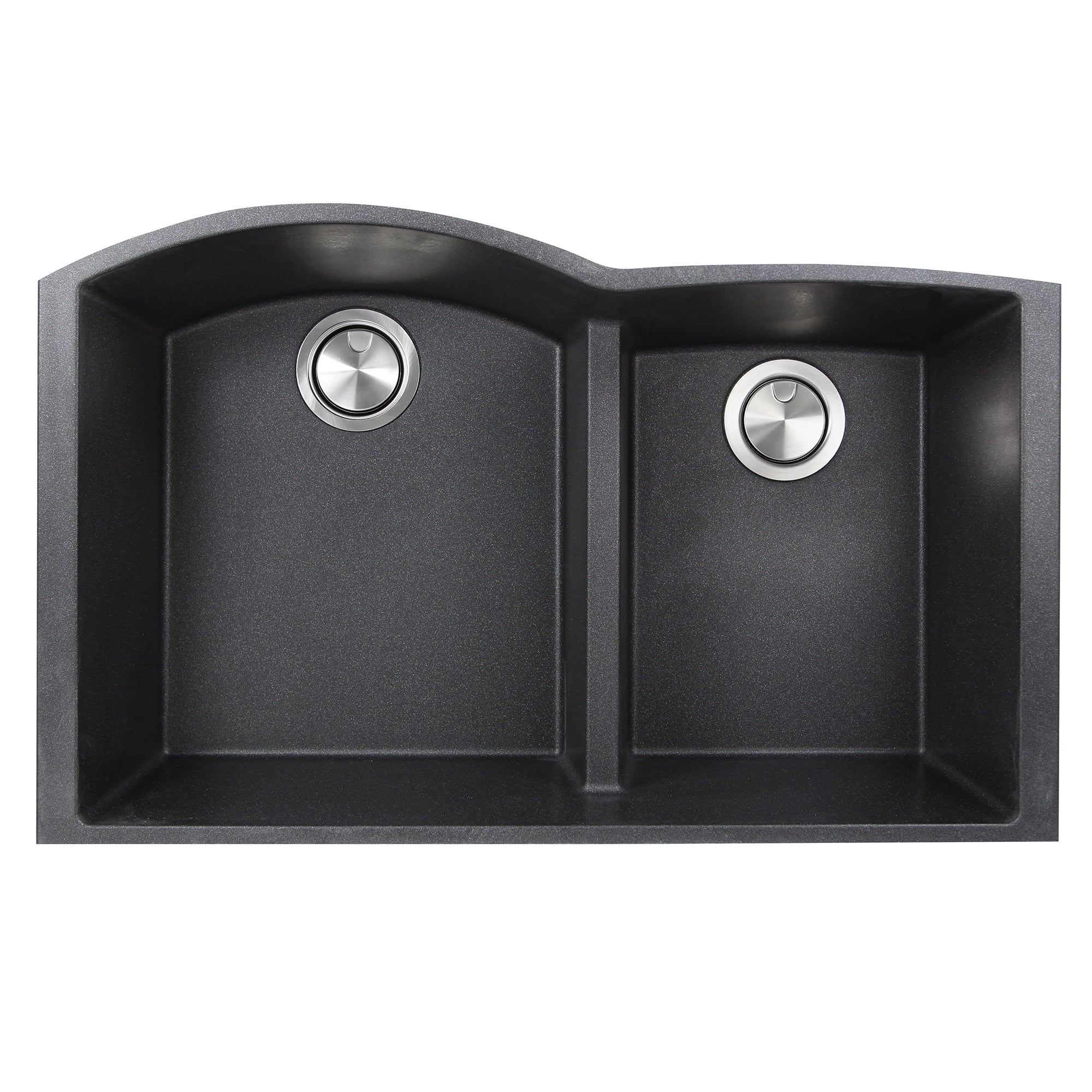 black kitchen sink
