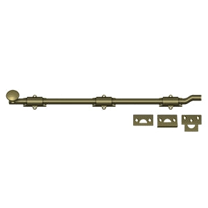 Deltana 18" Surface Bolt with Off-set