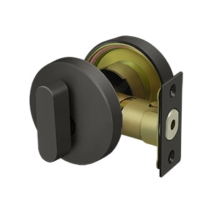 Deltana Zinc Modern Low Profile Deadbolt Lock Grade 3