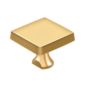 Deltana Solid Brass Square Knob for HD Bolt