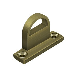 Deltana Solid Brass Offset Heavy Duty Strike for HD Bolt