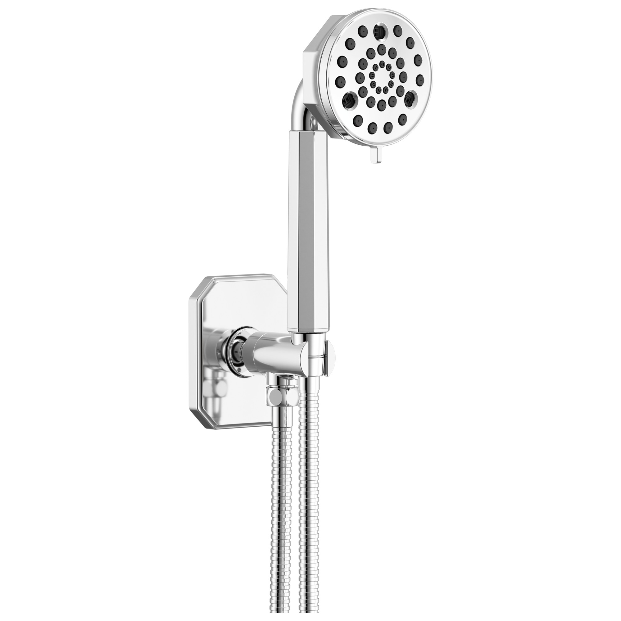 chrome hand shower