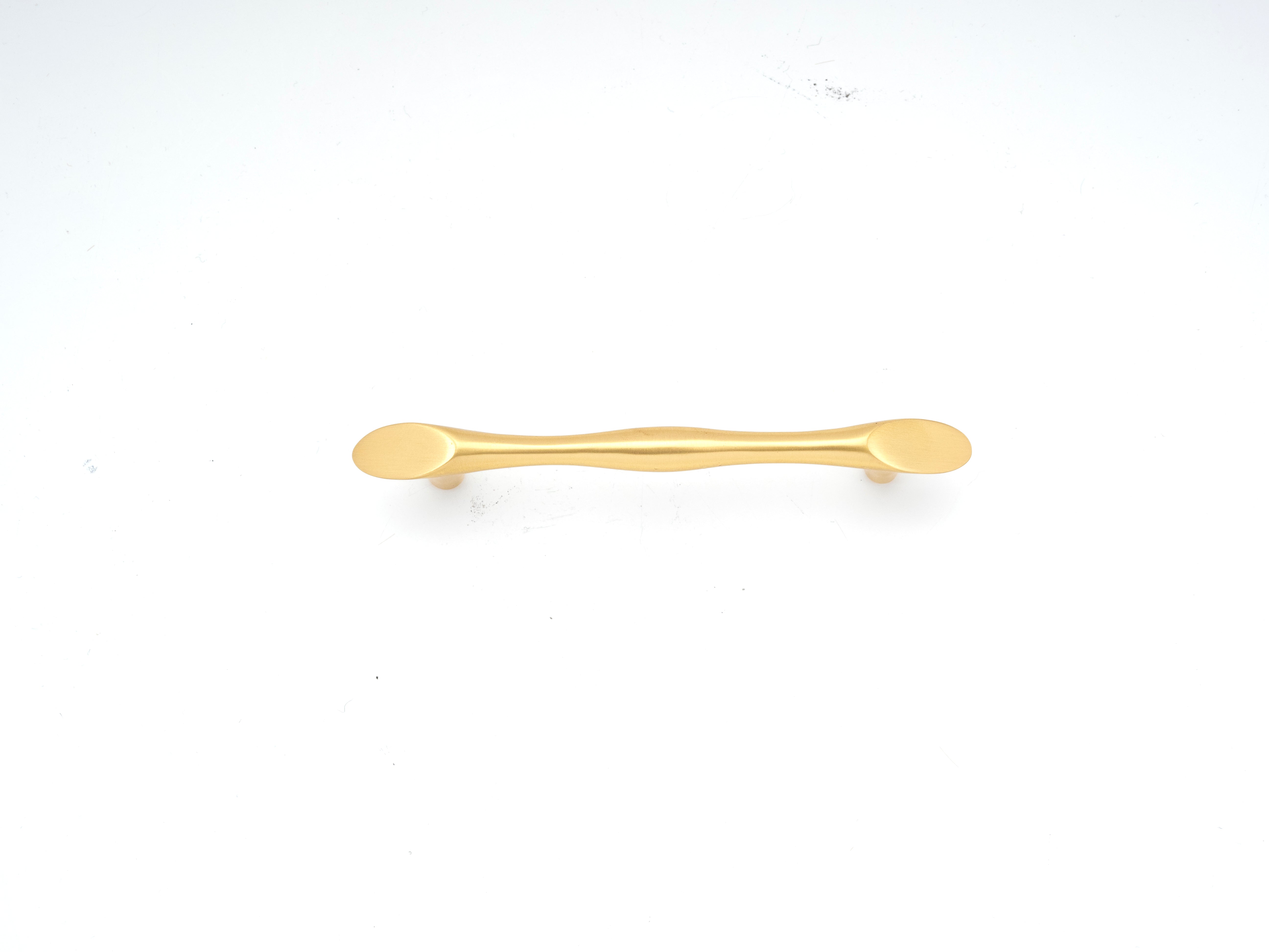 satin brass pull