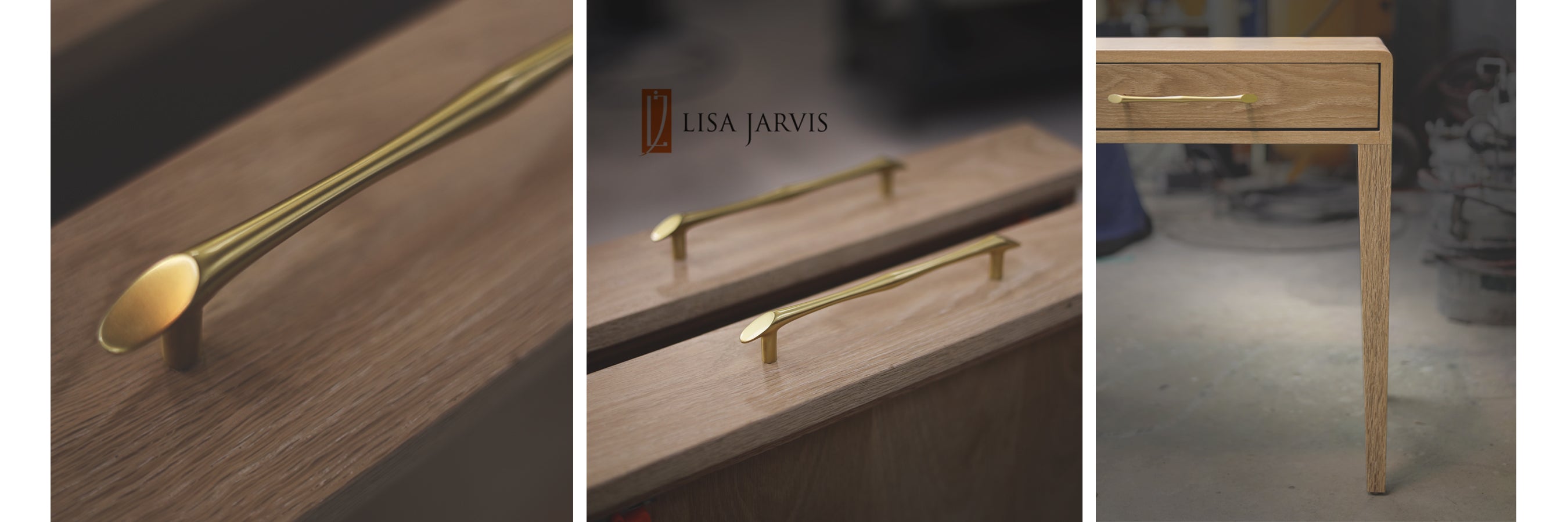 satin brass pull