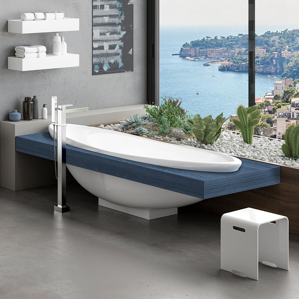 white tub