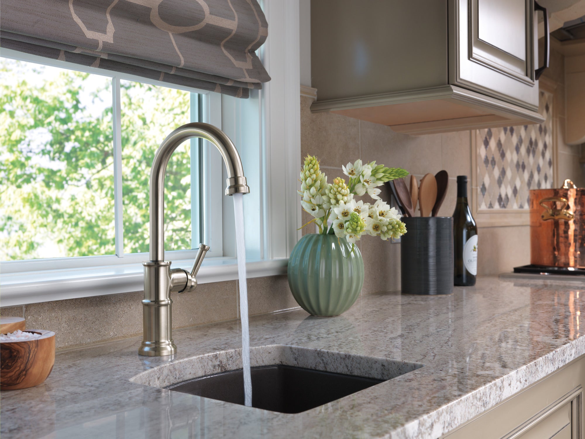 stainless bar faucet