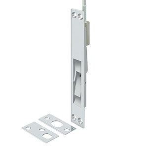 polished chrome extension flush bolt