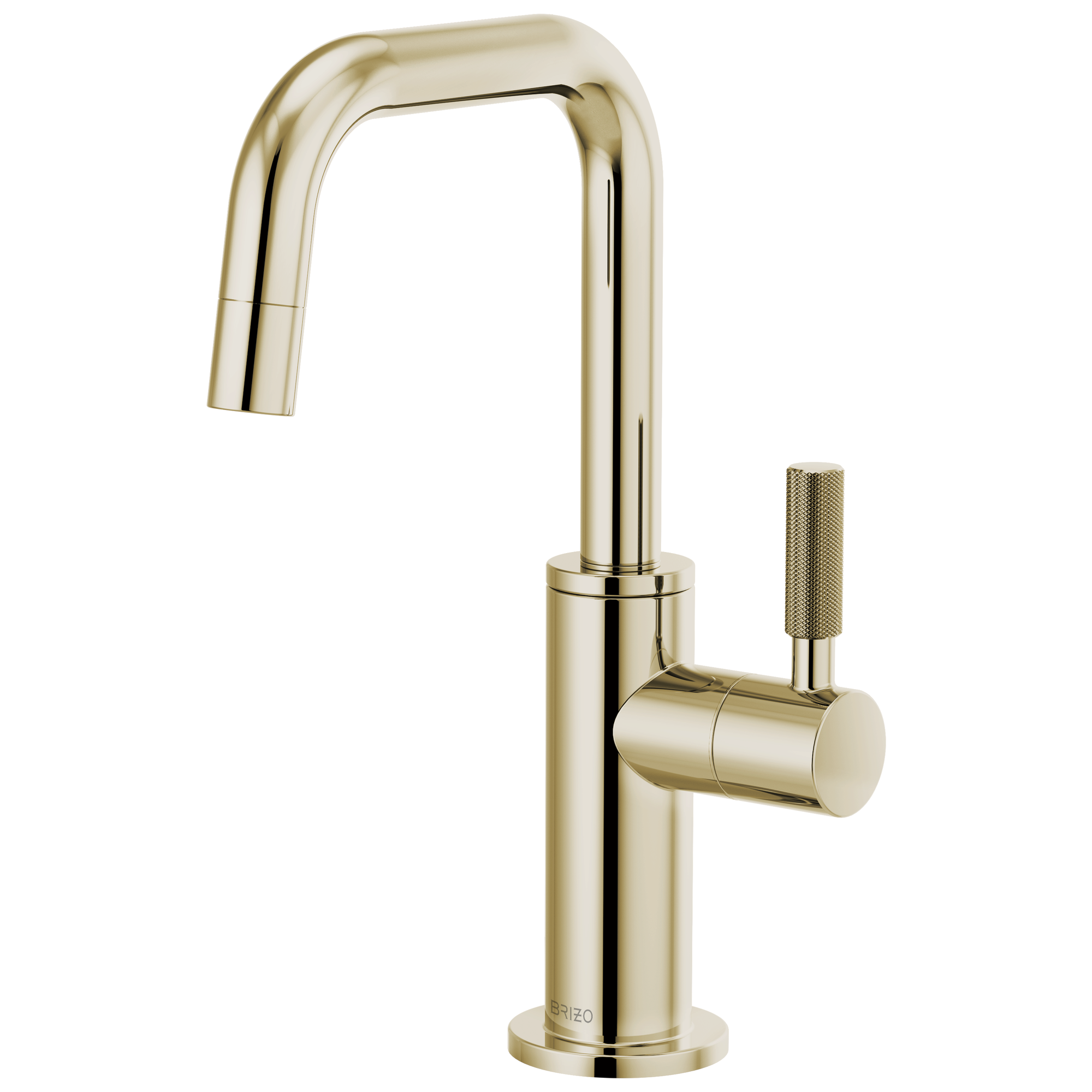polished nickel beverage faucet