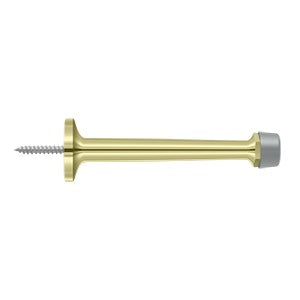 Deltana 4" Solid Brass Baseboard Door Bumper