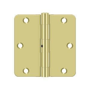 Deltana 3-1/2" x 3-1/2" x 1/4" Radius Hinge, Residential Thickness