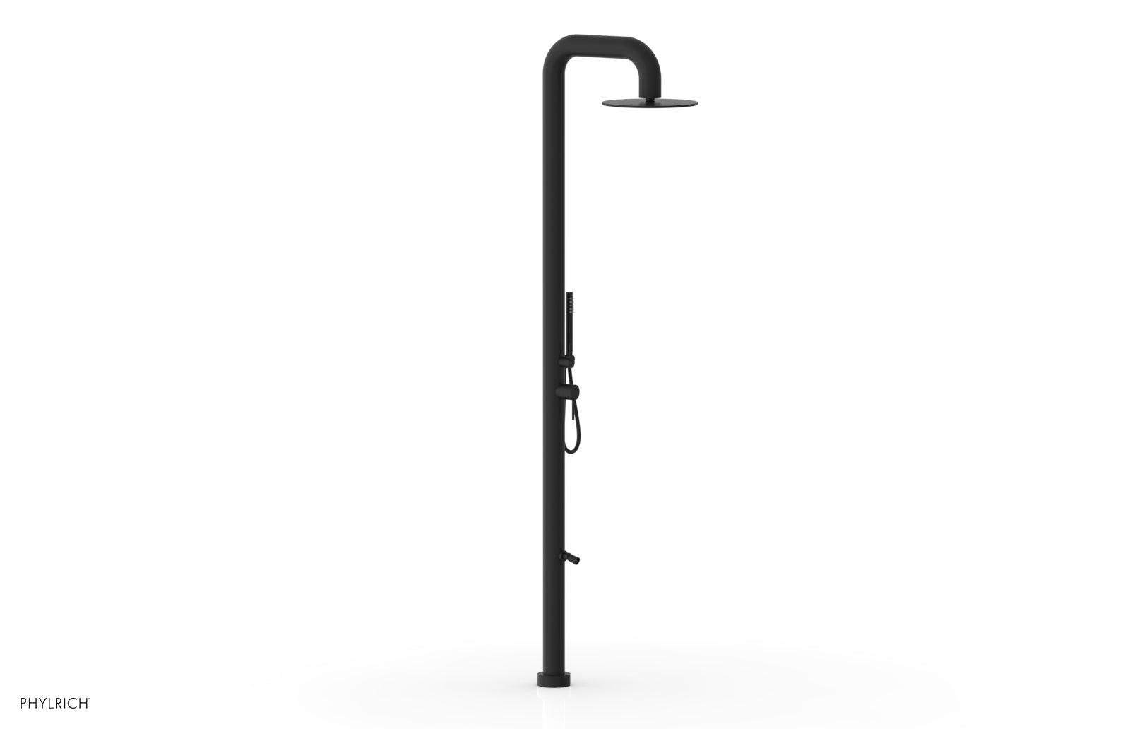 matte black pressure balance shower