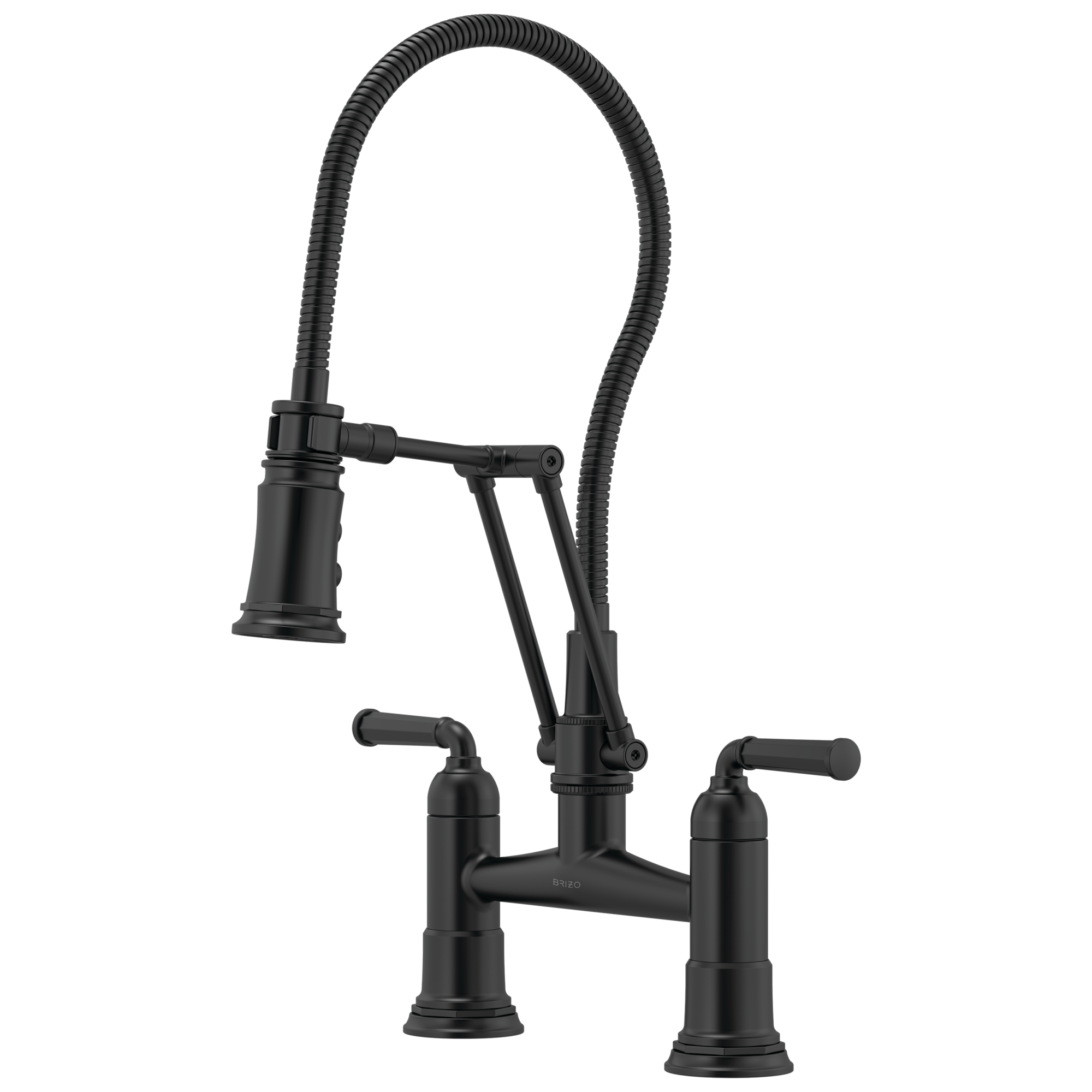 matte black bridge faucet