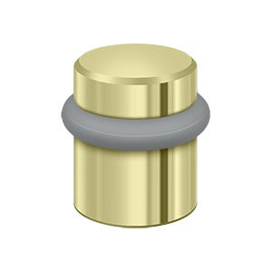 Deltana Round Universal Floor Bumper 1-1/2", Solid Brass