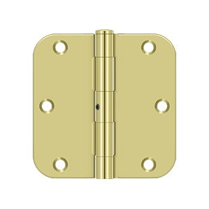 Deltana 3-1/2" x 3-1/2" x 5/8" Radius Hinge, Residential Thickness