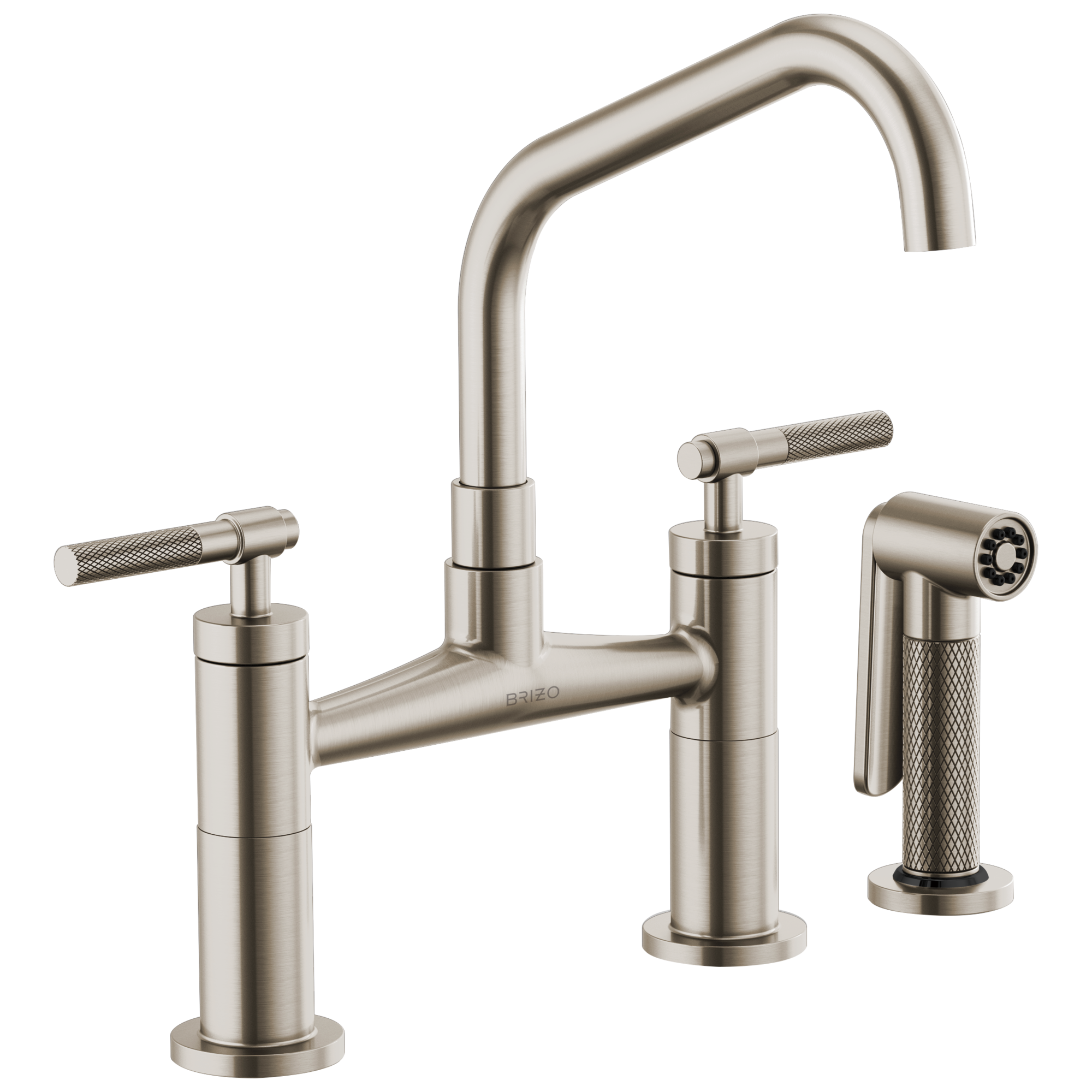 stainless bridge faucet