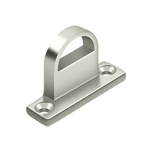 Deltana Solid Brass Offset Heavy Duty Strike for HD Bolt