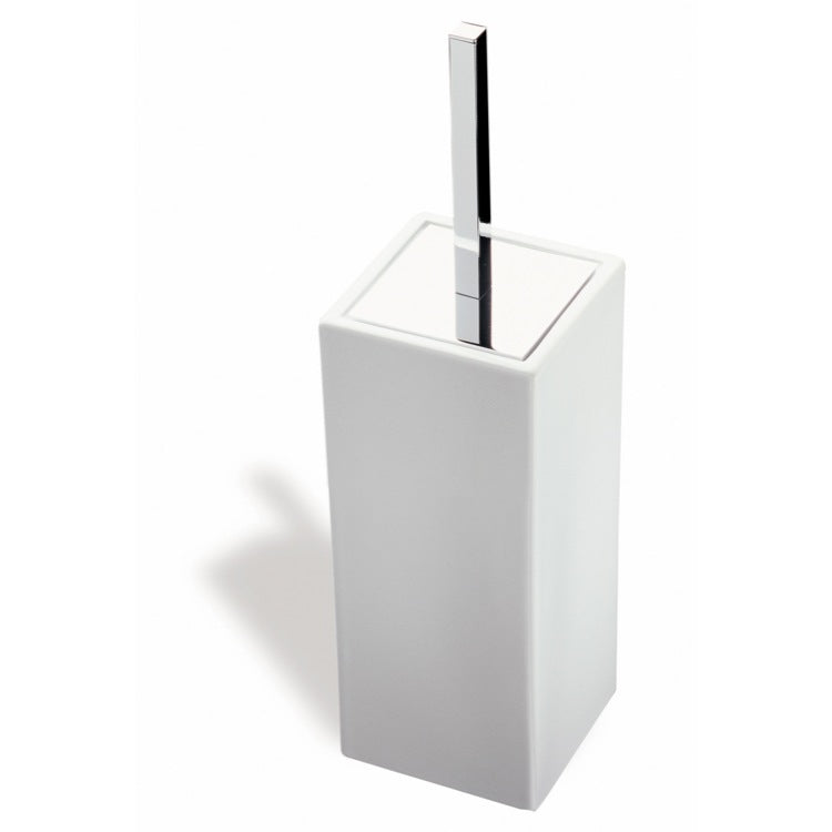 chrome toilet brush holder