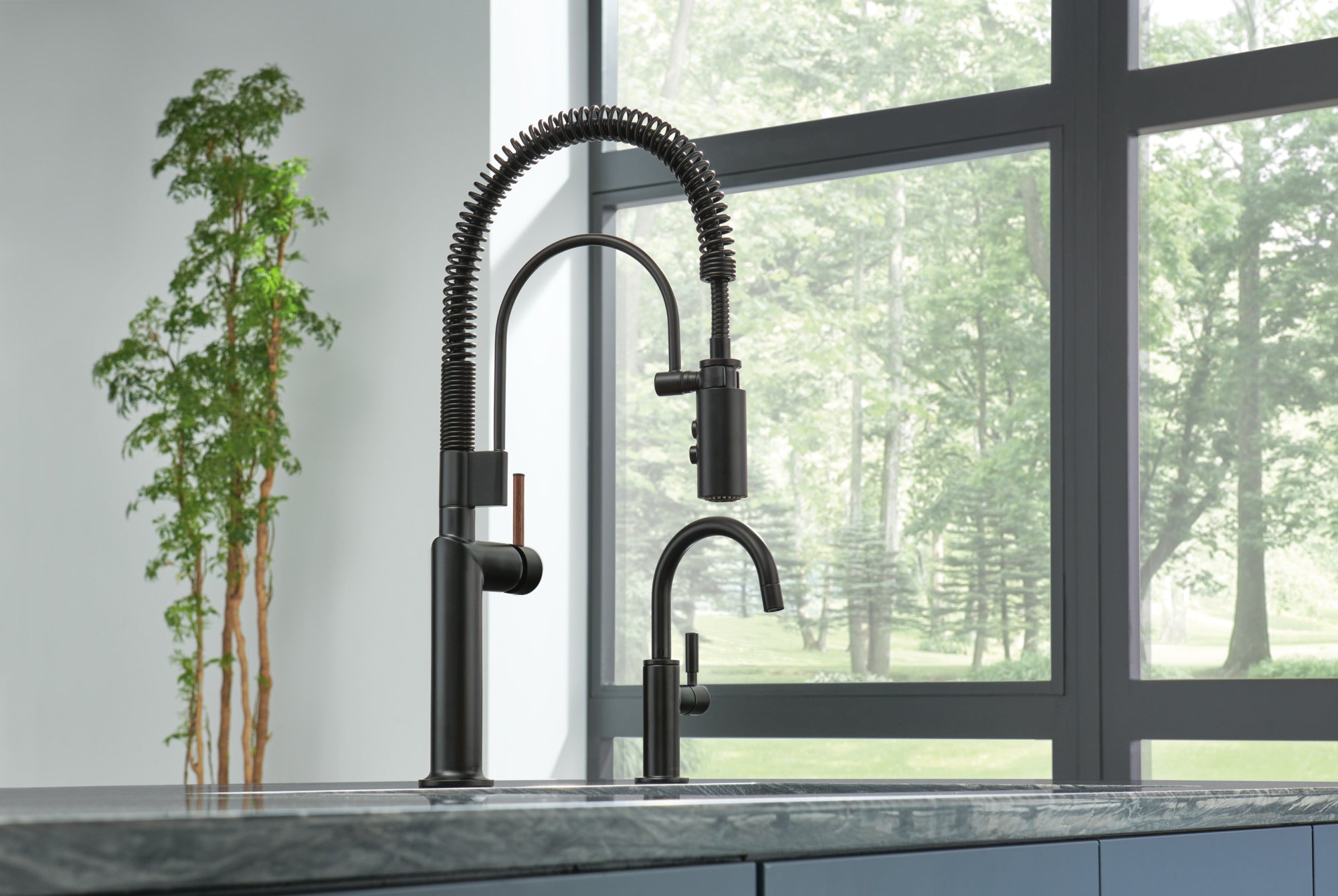 matte black kitchen faucet